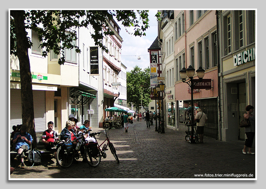 Die Glockenstraße in Trier